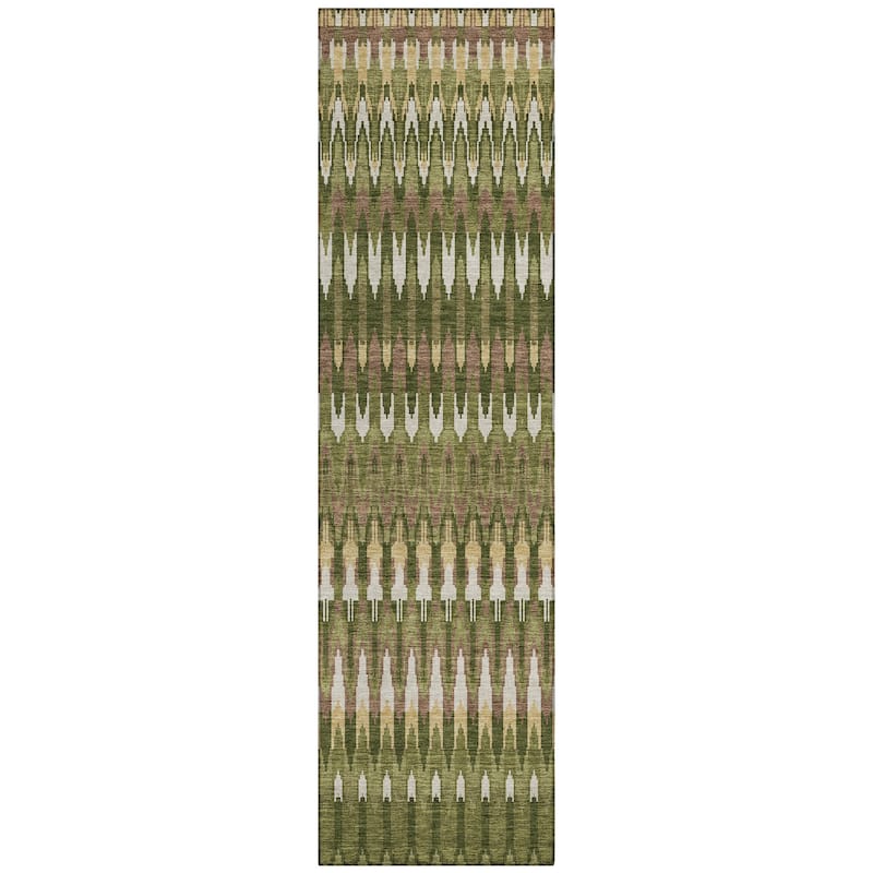 Machine Washable Indoor/ Outdoor Chantille Moroccan Boho Rug
