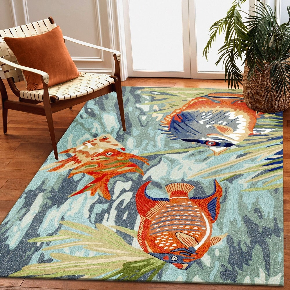 Liora Manne Ravella Tropical Fish Indoor/Outdoor Rug