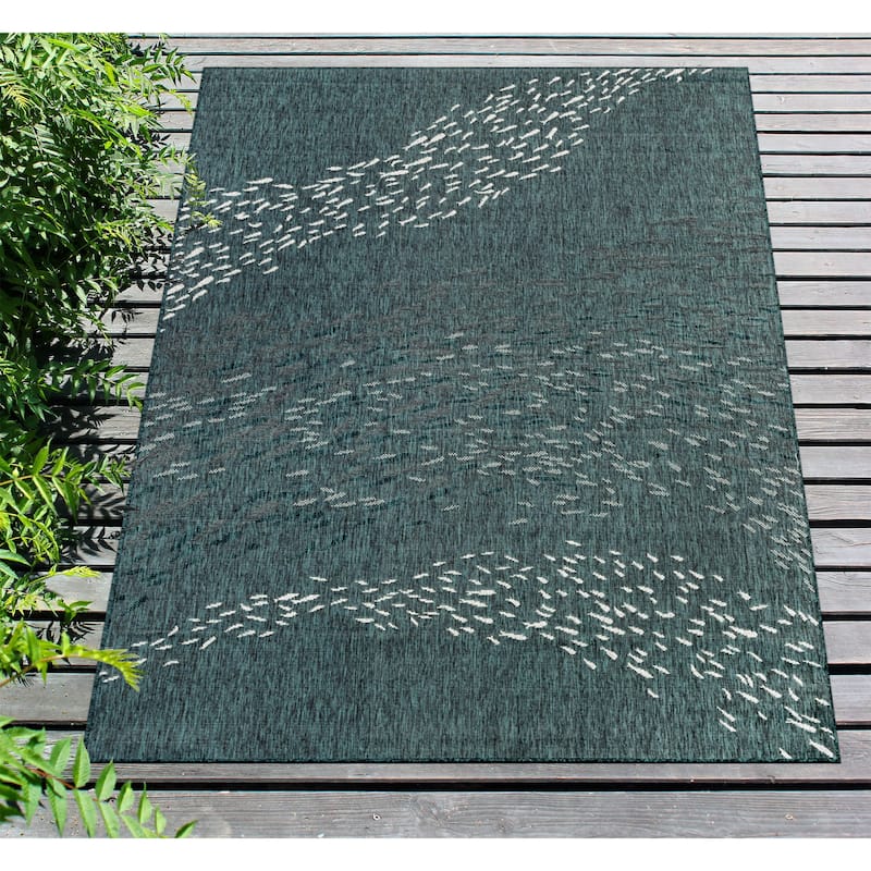 Liora Manne Carmel School Of Fish Indoor/Outdoor Area Rug