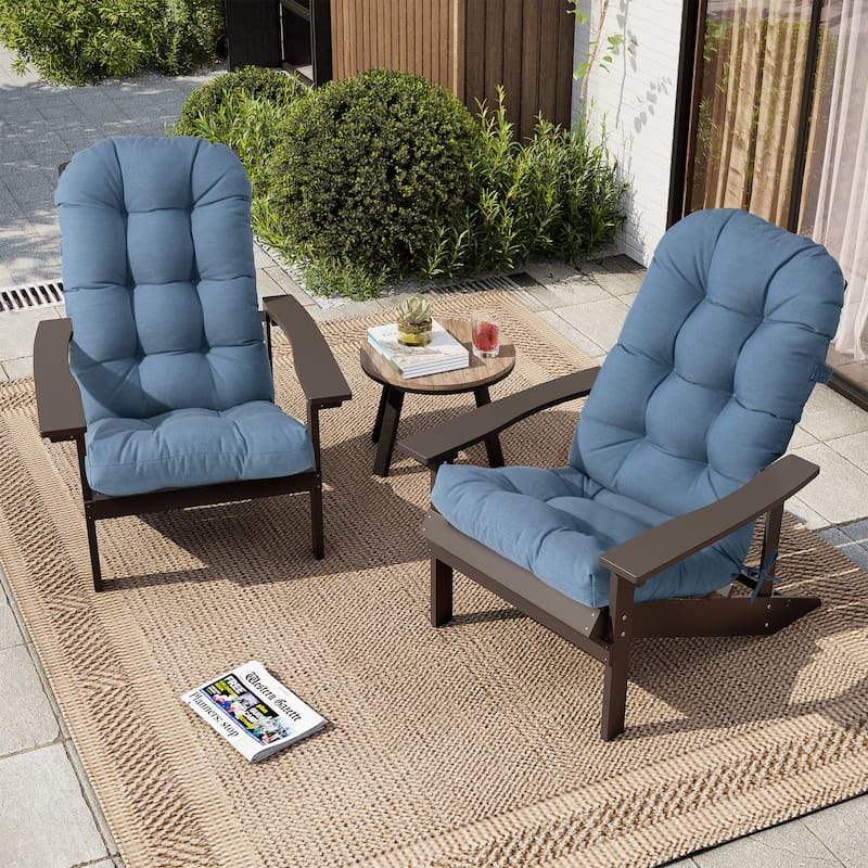 Outdoor Adirondack Chair Cushion Rocking Chair Cushions Thickened Patio Chair Pad with Sunbrella