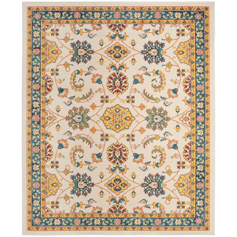 Nourison Essentials Indoor/Outdoor Persian Area Rug - 5' x 7' - Ivory/Gold