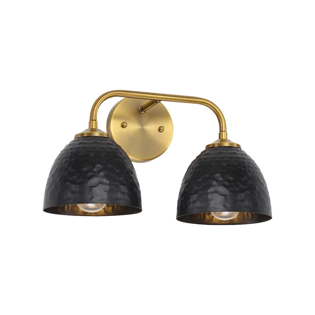 Golden Lighting 6950-BA2 MBS Shepard 2 Light 16" Wide Vanity Light