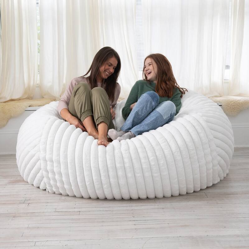 Jaxx 6 Foot Bean Bag, Loveseat, Sofa & Lounger - Mondo Fur