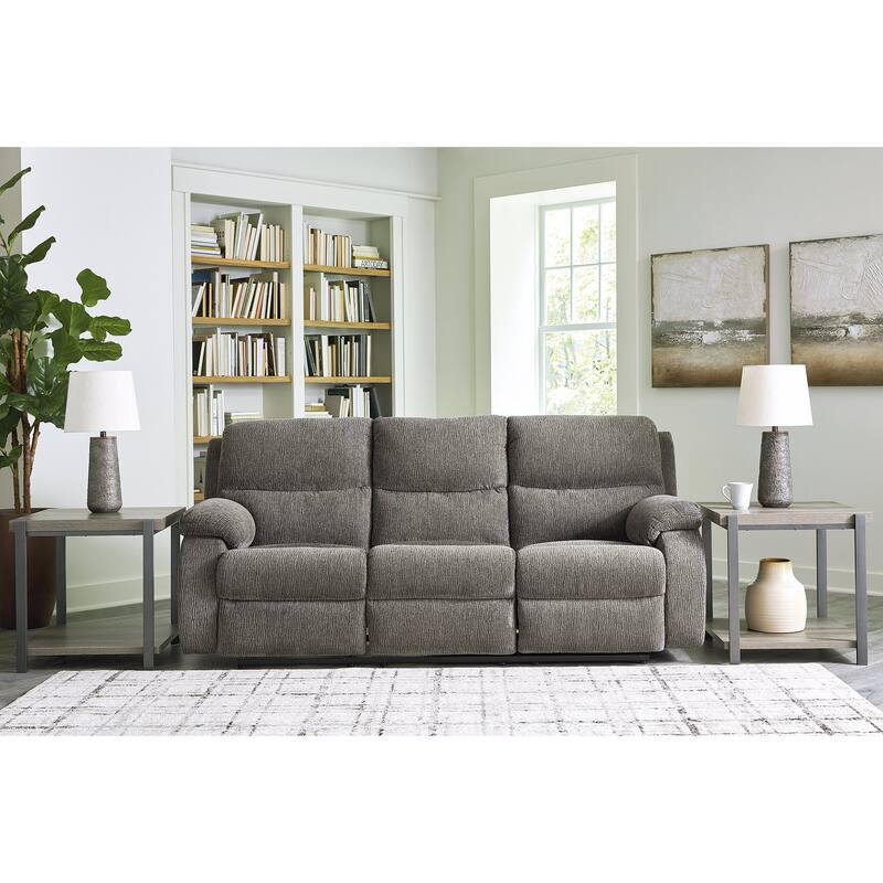 Signature Design by Ashley Scranto Reclining Sofa - 86"W x 40"D x 41"H - Brindle