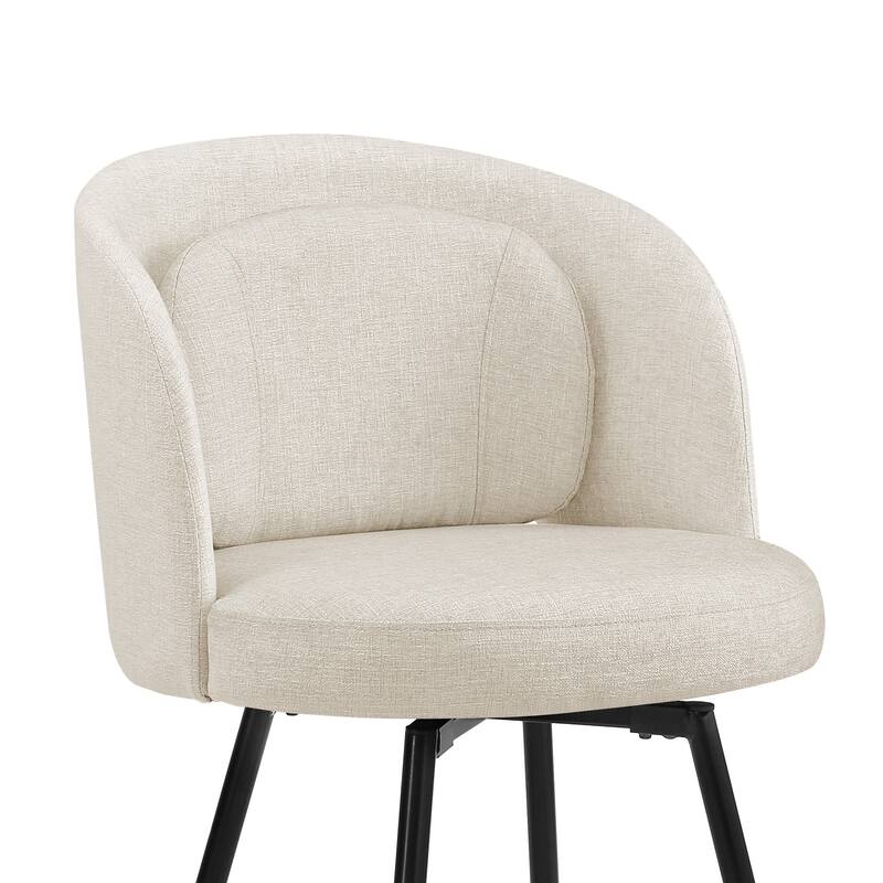 Swivel Bar Stools Set Of 2/3/4, Metal Bar Stools, Modern Upholstered Bar Stools For Kitchen Island - 20.3"W X 20.3"D X 39"H