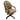 Caster Chair Company Bently Caster Arm Chair in Wheat Tweed Fabric
