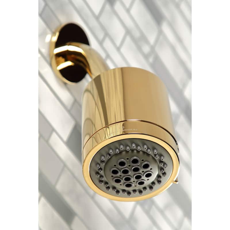 Kingston Brass Centurion Three-Handle Tub and Shower Faucet