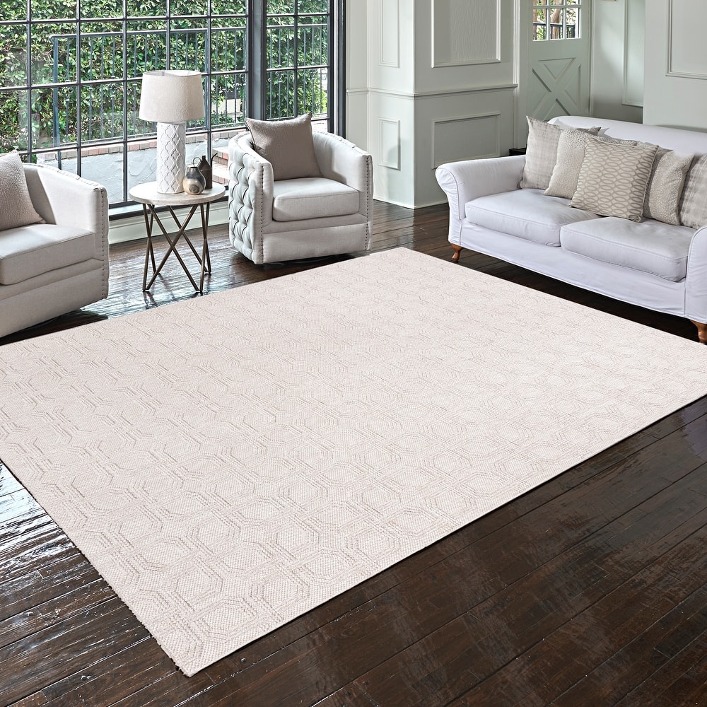 Gertmenian Malini Polypropylene Modern Abstract High-Low Area Rug Collection