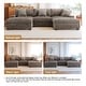preview thumbnail 83 of 153, 118.4"W Plush Modular Sectional Sofa with Pillows