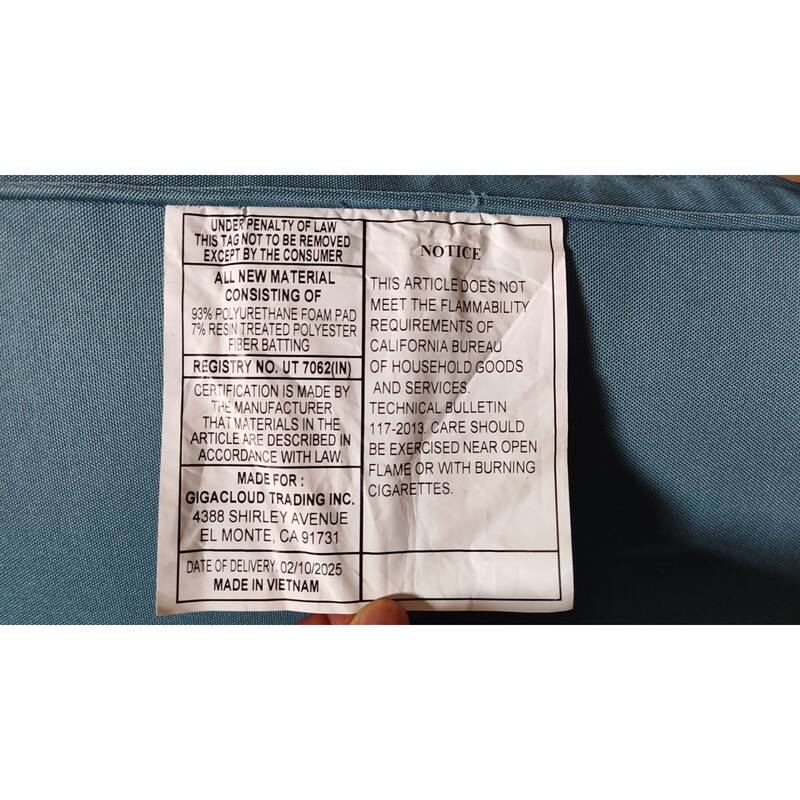 Roomfitters Outdoor Loveseat and Coffee Table Set, Acacia Wood Patio Furniture with Cushions