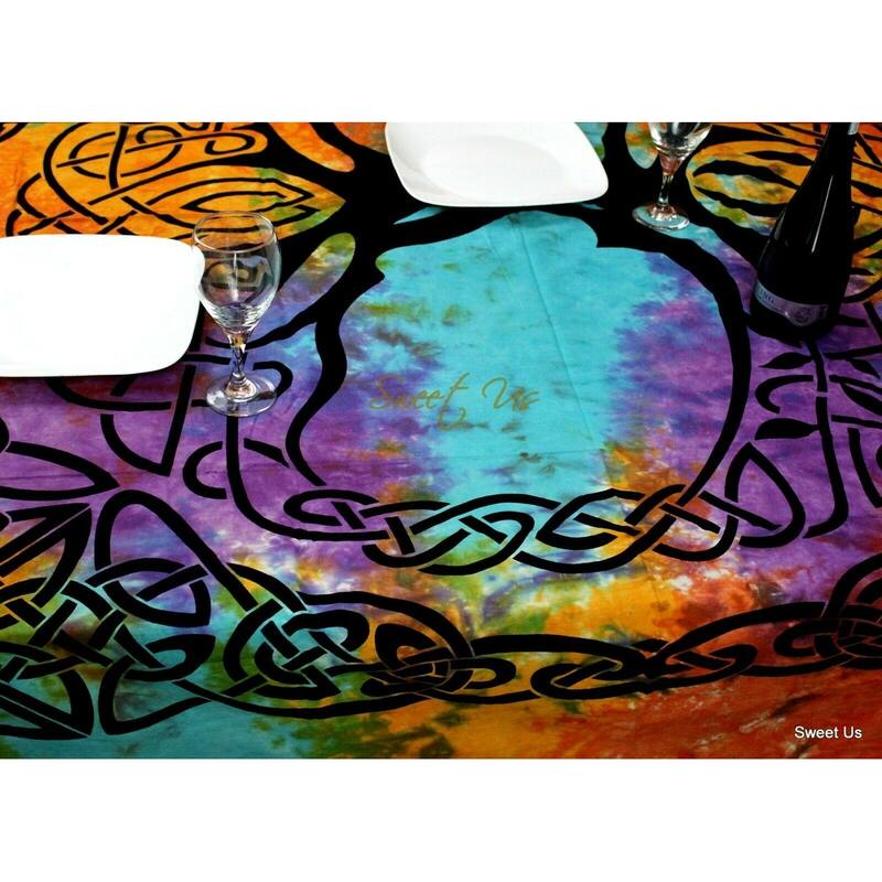 Celtic Tree of Life Tablecloth Square