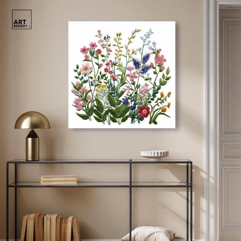 Wildflower Patch II Canvas by Art Remedy, Gallery Wrapped