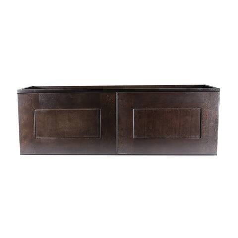 Multi Size Snap Together Brown Kitchen Cabinet