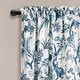 preview thumbnail 27 of 52, Lush Decor Dolores Light Filtering Floral Bird Print Curtain Pair Panels