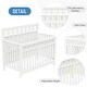 preview thumbnail 26 of 64, Certified Baby Safe Crib, Pine Solid Wood, Non-Toxic Finish, JPMA Certified