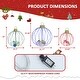 preview thumbnail 3 of 8, VEIKOUS Set of 3 Lighted Christmas Ornaments, 570 LED Outdoor/Indoor Holiday Decor with Multi-Color Lights