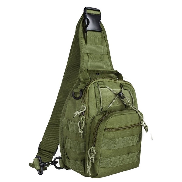 Tactical Military Sling Backpack Shoulder Bag MOLLE Outdoor Daypack ...