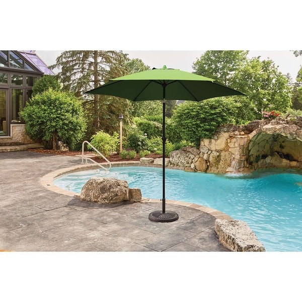 champagne patio umbrella PURPLE LEAF 9 ft. x 11 ft. Outdoor Patio Cantilever Umbrella Light Champagne Aluminum Offset 360 Rotation Umbrella in Beige