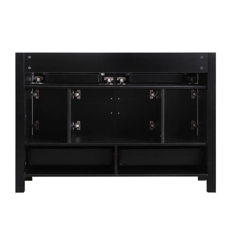 48" Black Bathroom Vanity (excluding the ceramic basin)