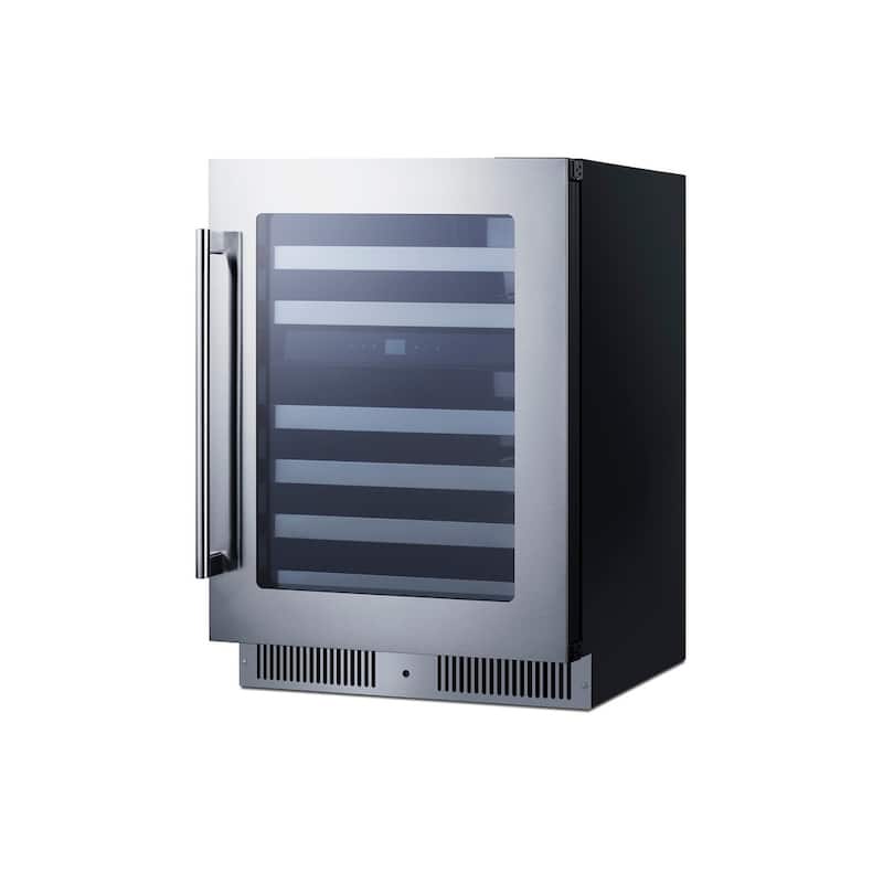 Summit CL244WC2 24" Wide 48 Bottle Capacity Built-In Wine Cooler with