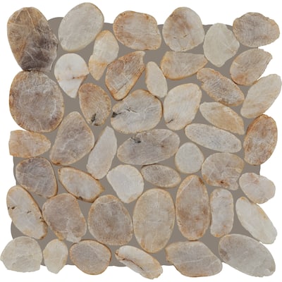 Daltile Decorative Accents Pebble Mosaic Tile (11 PC Per Carton) (10.78 SQFT Per Carton)