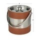 preview thumbnail 12 of 16, Leather Modern Wine Holder - 8 x 7 x 12