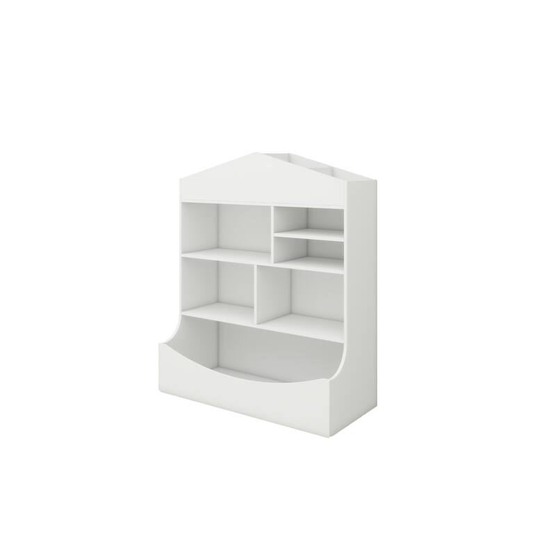 Children's MultiFunctional 7 Shelf Bookcase with Storage Display Rack Organizer