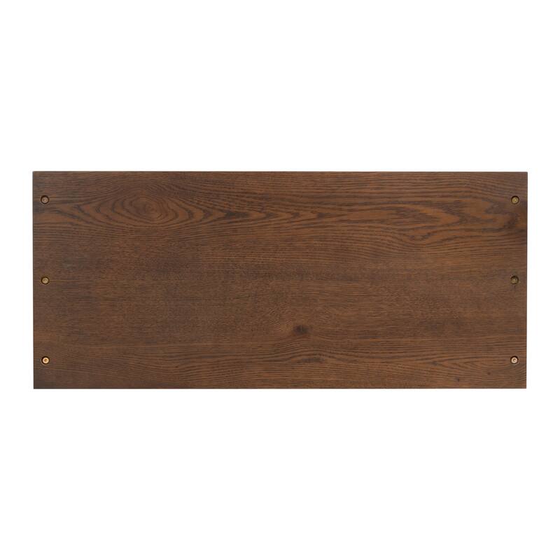 SAFAVIEH Couture Elanna Wood 4-Shelf Bookcase - 43"W x 15"D x 76"H