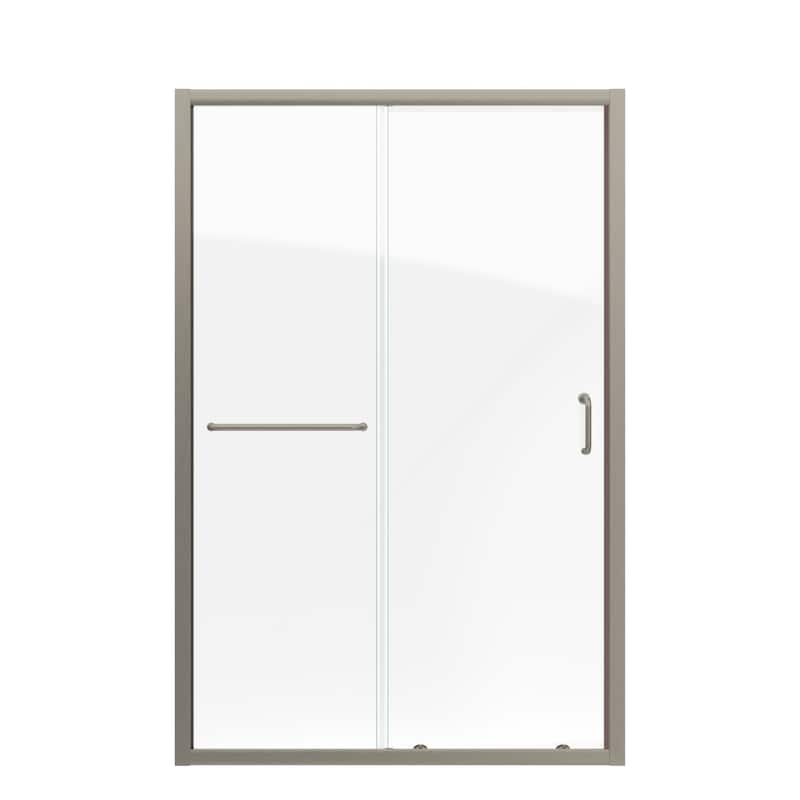 DreamLine Infinity-Z 44-48 in. W x 72 in. H Semi-Frameless Sliding Shower Door - 44" - 48" W