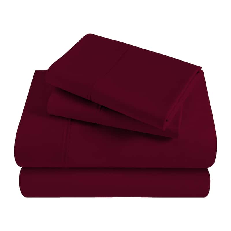 Superior Egyptian Cotton 300 Thread Count Solid Deep Pocket Sheet Set