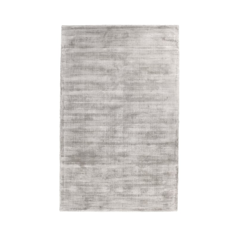 Cameron Handwoven Distressed Viscose Area Rug by Kosas Home - 5X8 - Dove Grey