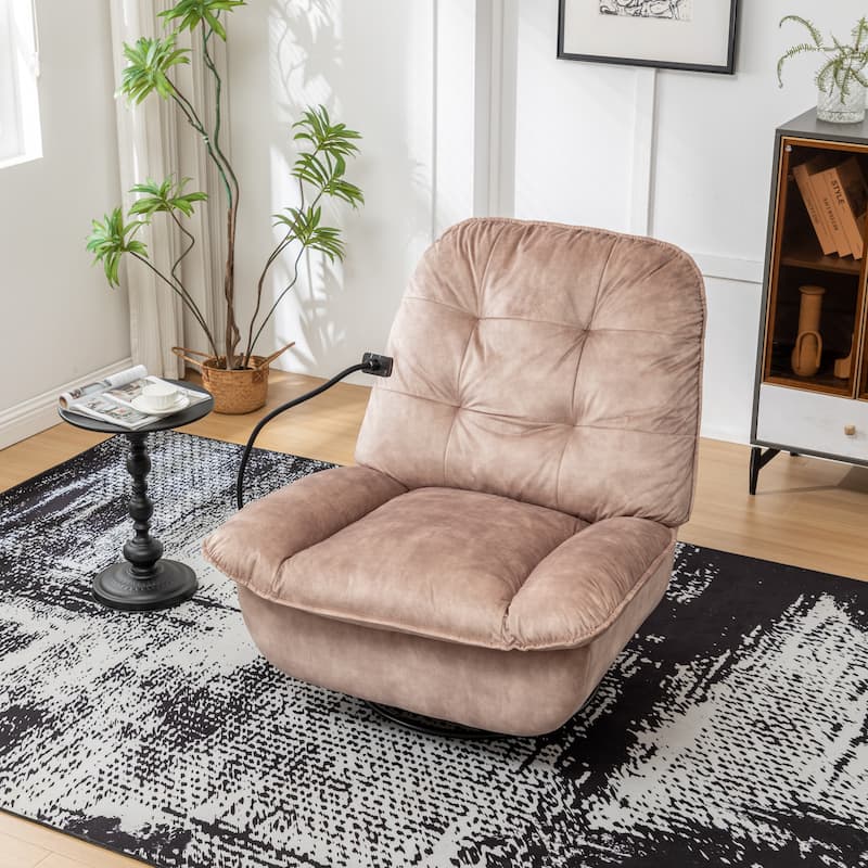 Swivel Gliding Recliner Chair by GDFStudio