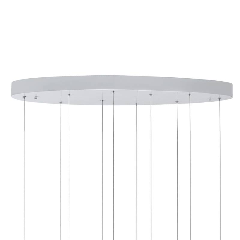Carolina LED Chandelier With Pewter Finish