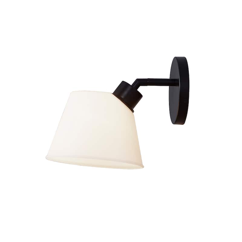 Justice Design Group Envoy 1-Light Wall Sconce with Opal Glass Shade