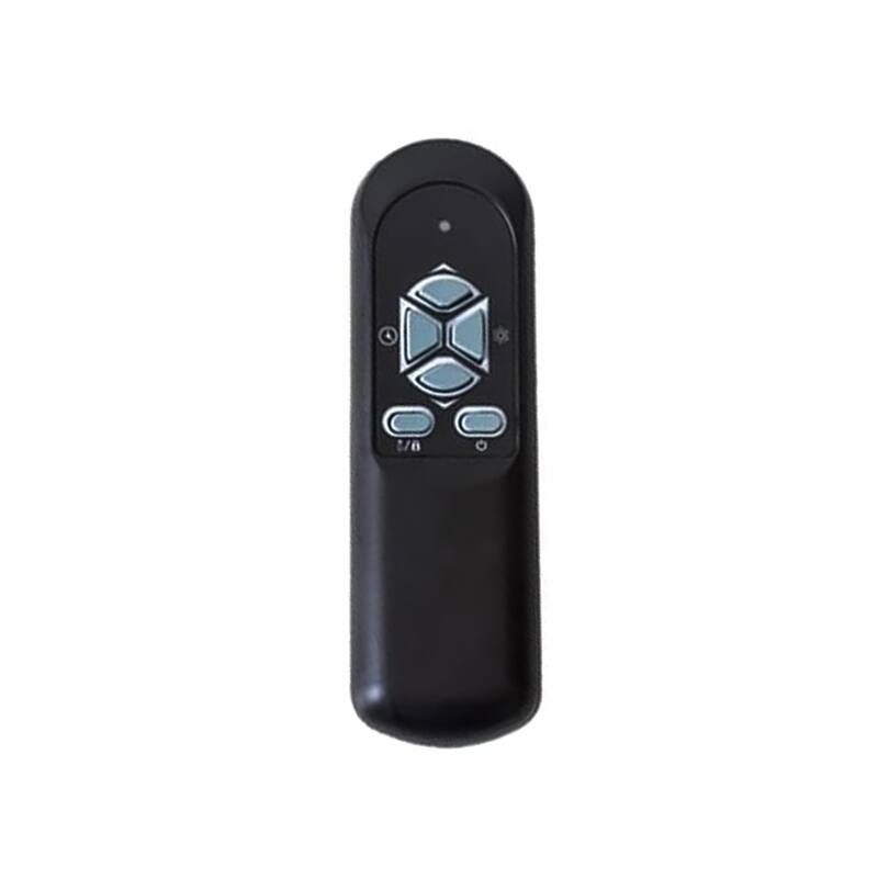 selectric Freestanding Portable Electric Fireplace Heater w/ Remote, Dark Black - 13.12