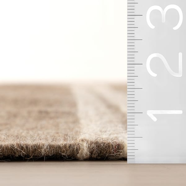 dimension image slide 1 of 3, Nate Berkus York Striped Wool Cozy Area Rug