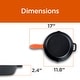 preview thumbnail 6 of 4, Cast Iron 12 Inch Skillet, Cast Iron Pan with Handle Holder