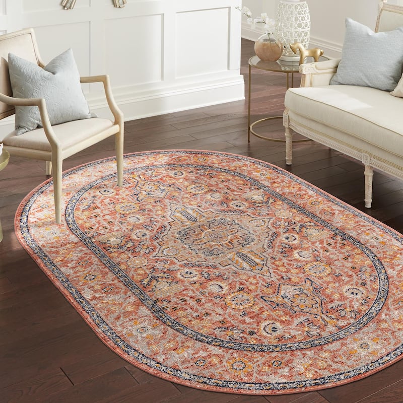 Traditional Nixa Collection Area Rug
