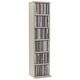 vidaXL CD Cabinet Sonoma Oak 8.3"x6.3"x34.6" Chipboard - Thumbnail 2