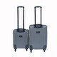 preview thumbnail 4 of 6, (20+24) Two-piece suitcase suitcase set Oxford trolley case without password lock universal wheel GRAY