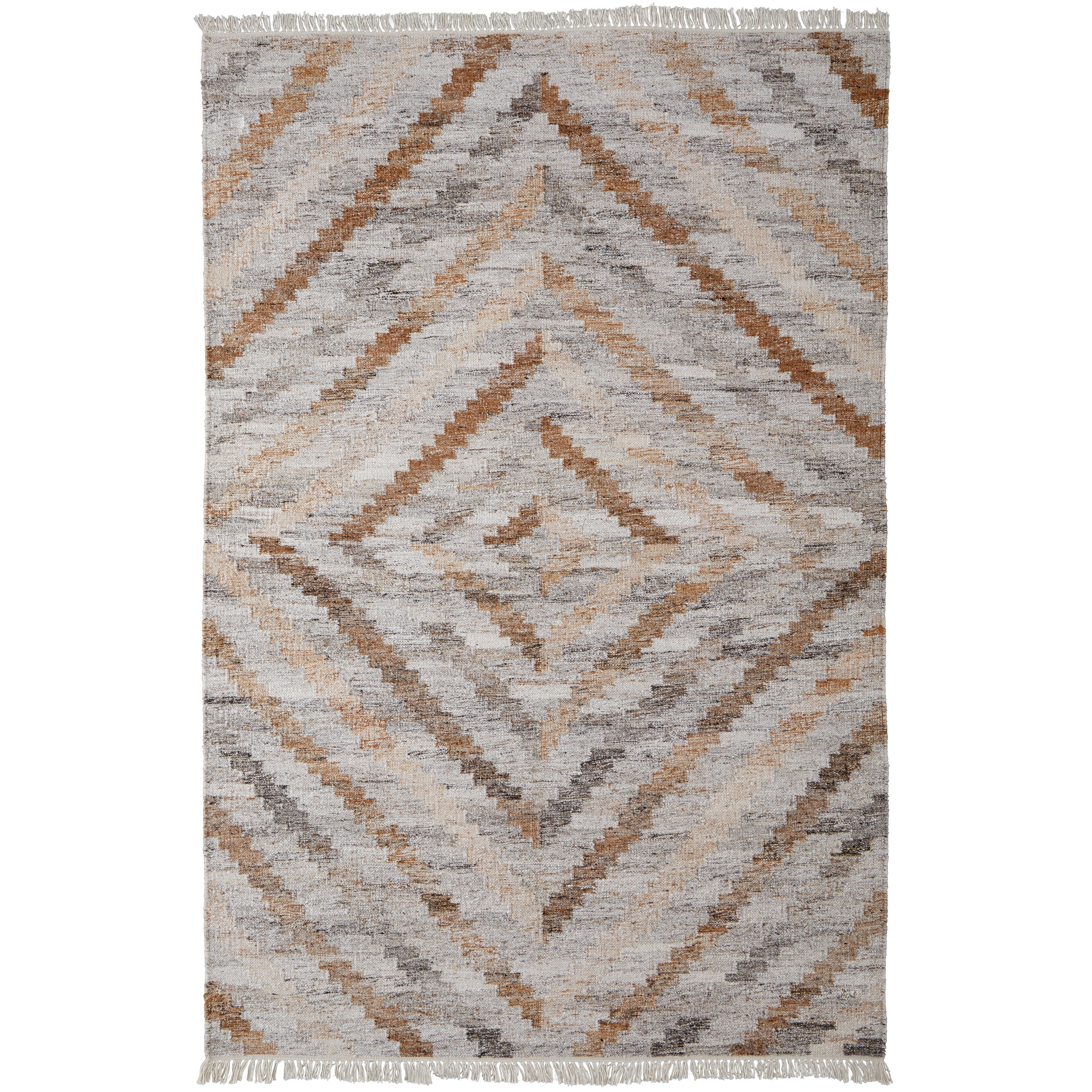 Elstow Transitional PET Yarn Beige/Gray Area Rug