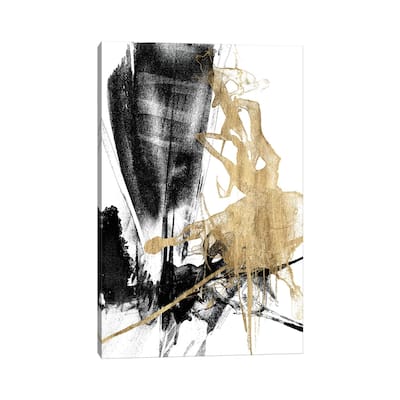 iCanvas "Glam & Black IV" by Jennifer Goldberger Canvas Print