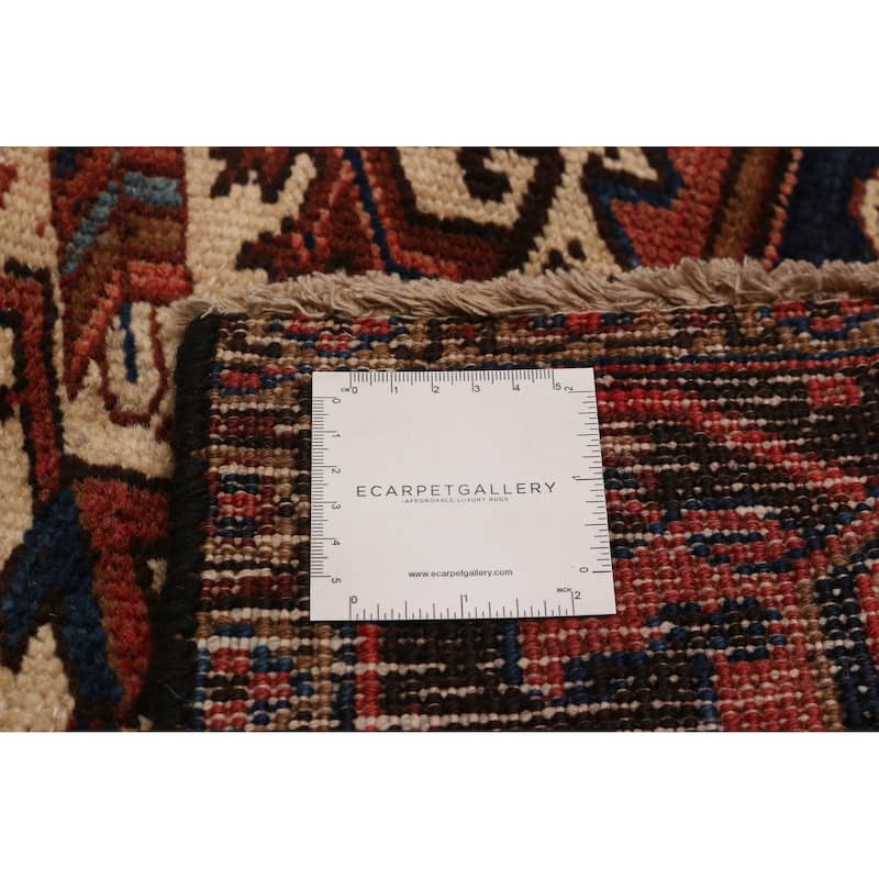 ECARPETGALLERY Hand-knotted Sarabi Dark Red Wool Rug - 8'1 x 10'10