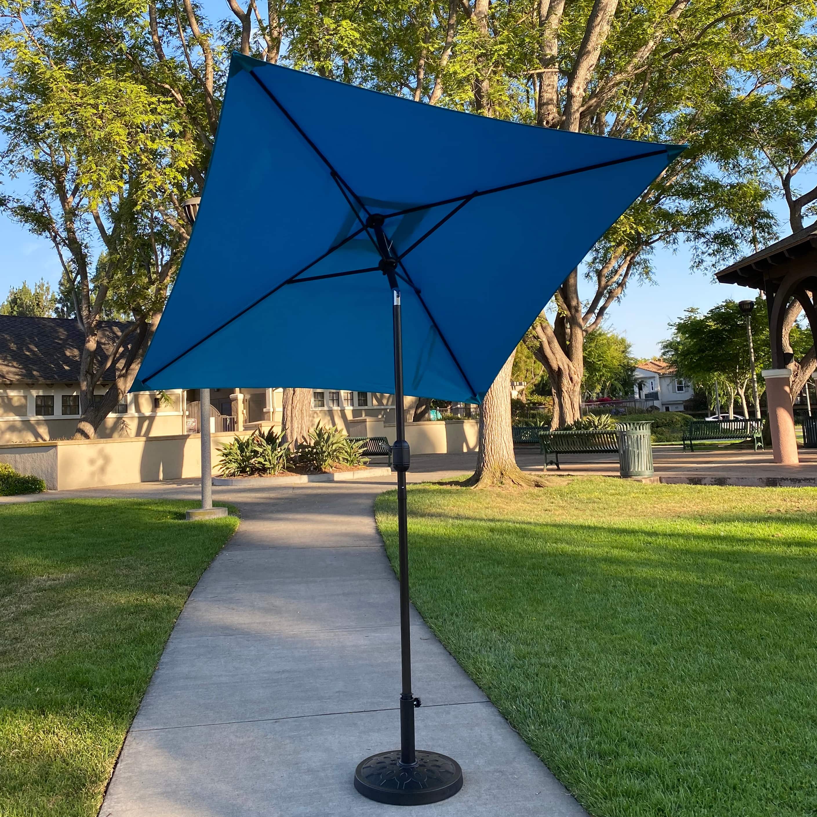 Davee 6.5ft Square Aqua Blue Color Market Umbrella Bed Bath & Beyond