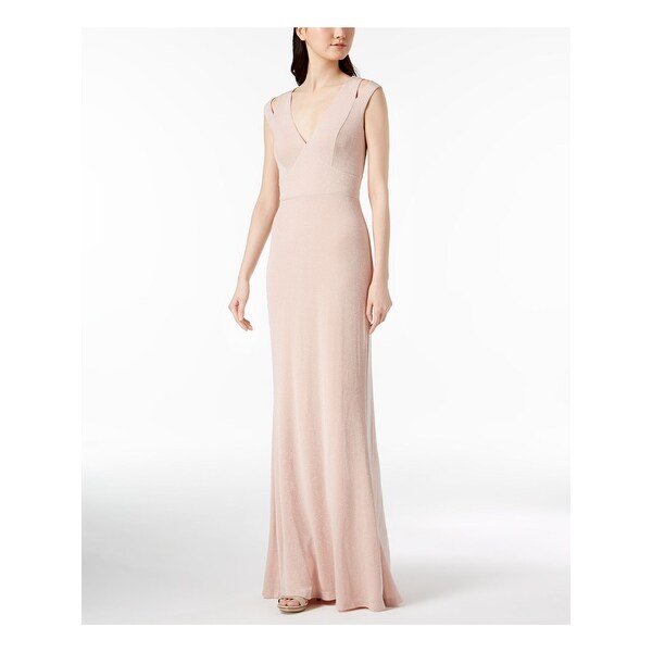 calvin klein pink gown