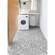 Valencia Grey Peel and Stick Floor Tiles - Bed Bath & Beyond - 40741009