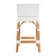 preview thumbnail 14 of 63, Serienna 24.5"H Seat Rattan Low Back Counter Stool