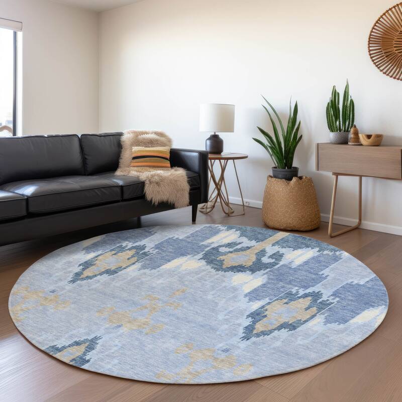 Machine Washable Indoor/ Outdoor Chantille Global Boho Rug