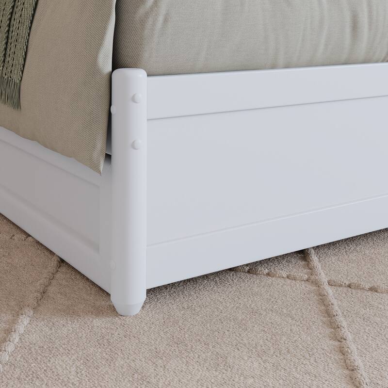 Hadley Platform Bed with Panel Footboard and Storage Drawers