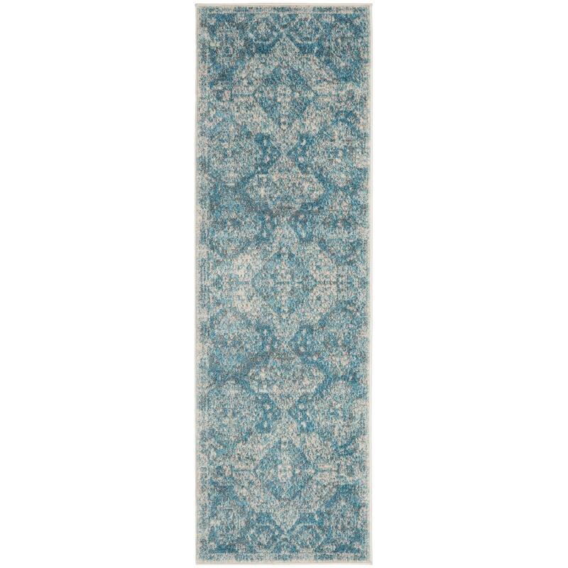 Nourison Tranquil Vintage French Country Contemporary Geometric Area Rug